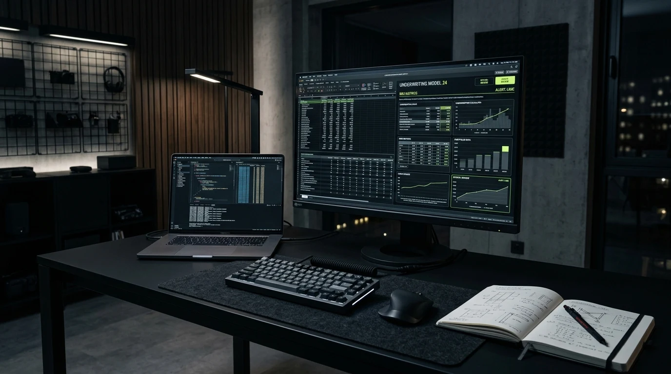 Prime Digital Studio workspace and live financial systems